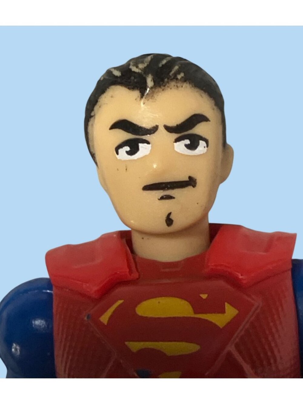 Imaginext DC Comics Superman Action Figure With Red Fabric Cape 3 Inches Tall - Picture 10 of 10